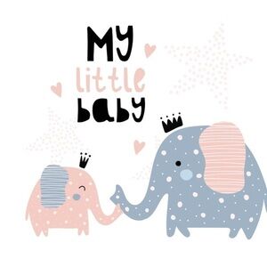 BNWT Baby Shower Guest Book Baby Girl Book Baby Elephant Book